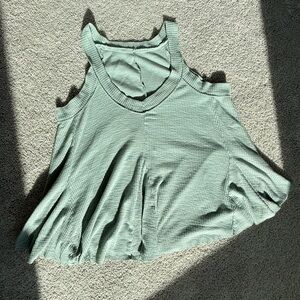 Mint Green Sleeveless Women's Tank Top